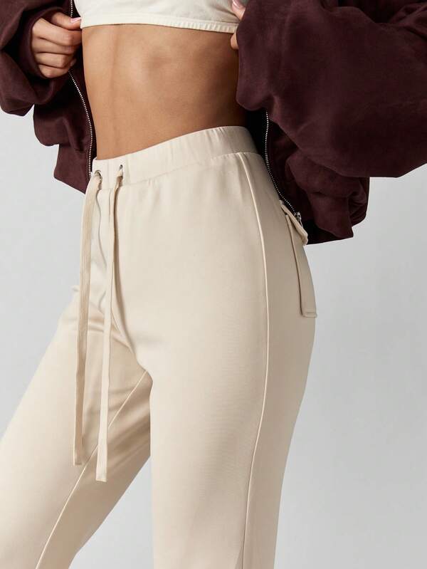 Missguided MISSGUIDED Wide Leg Sweatpants With Patch Pockets