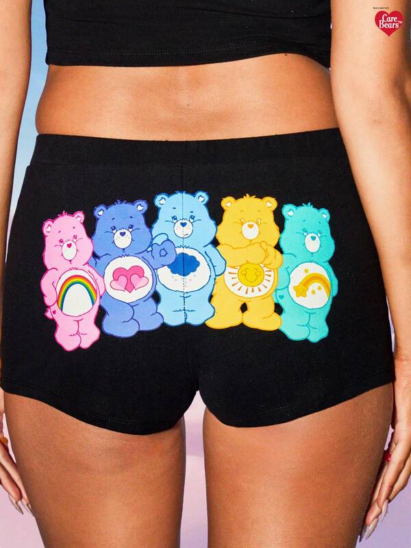 Missguided MISSGUIDED X Carebears MISSGUIDED Cami Crop Top And Mini Shorts Set