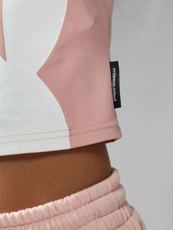 Missguided Missguided X Playboy Bunny Logo Sleeveless Crop Tank Top
