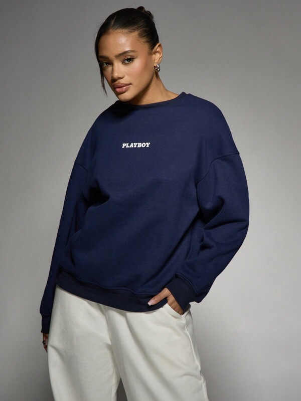 Missguided Missguided X Playboy Collectible Vintage Magazine Cover Art Sweatshirt