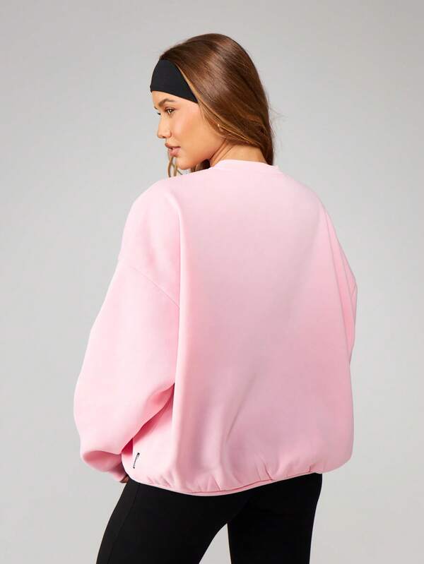 Missguided Missguided X Playboy Crew Neck Sweatshirt With Script Print