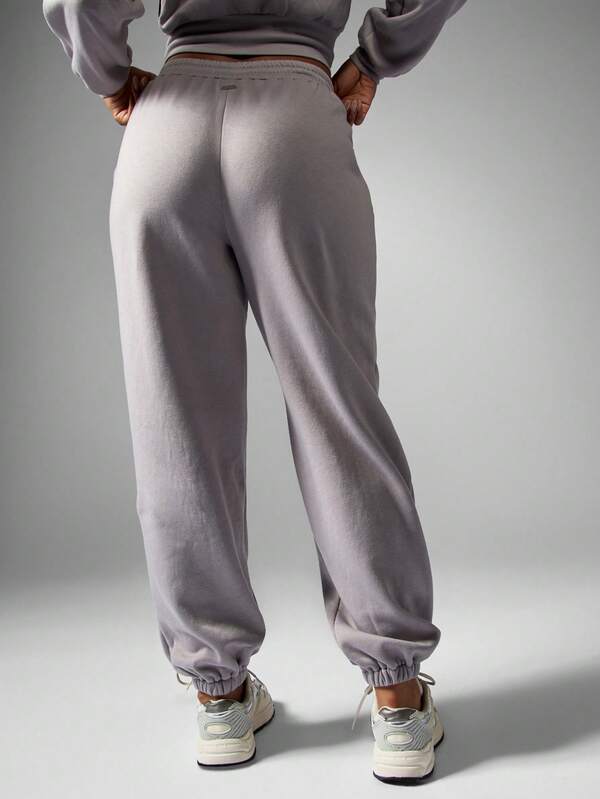 Missguided Missguided X Playboy Embossed Logo Jogger Sweatpants With Elastic Ankles
