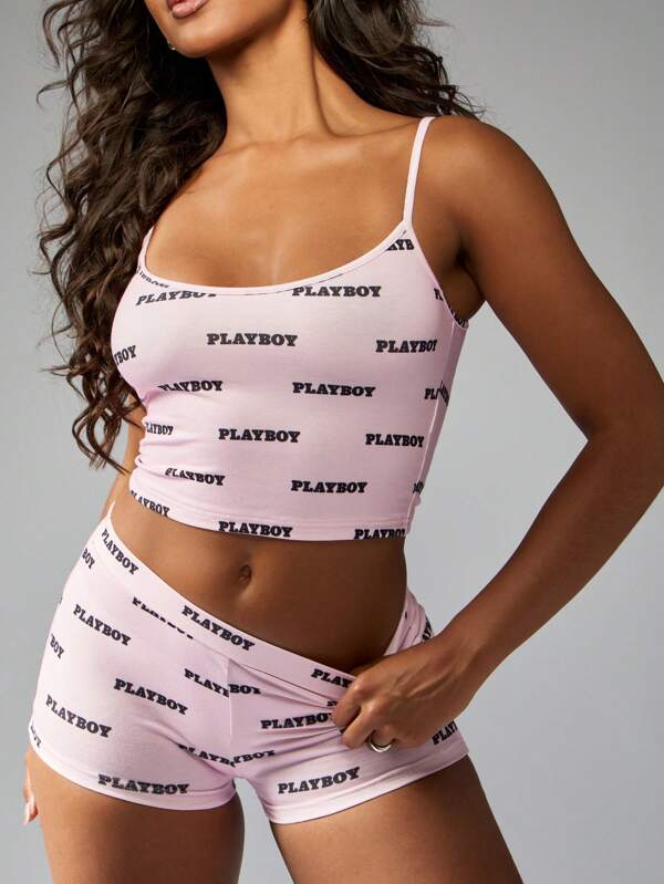 missguided Missguided x Playboy Festival Season AOP Print Summer Outfit Fitness Dance Active Sport Custom Set Beach Vacation Gym Apparel