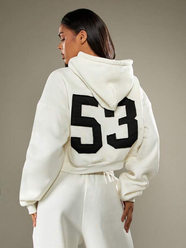 Missguided Missguided X Playboy Graphic Full Zip Hoodie With Drawstring