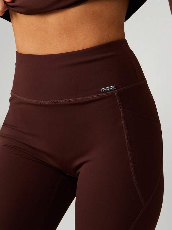 Missguided Missguided X Playboy High-Rise Capri Leggings With Athletic Fit