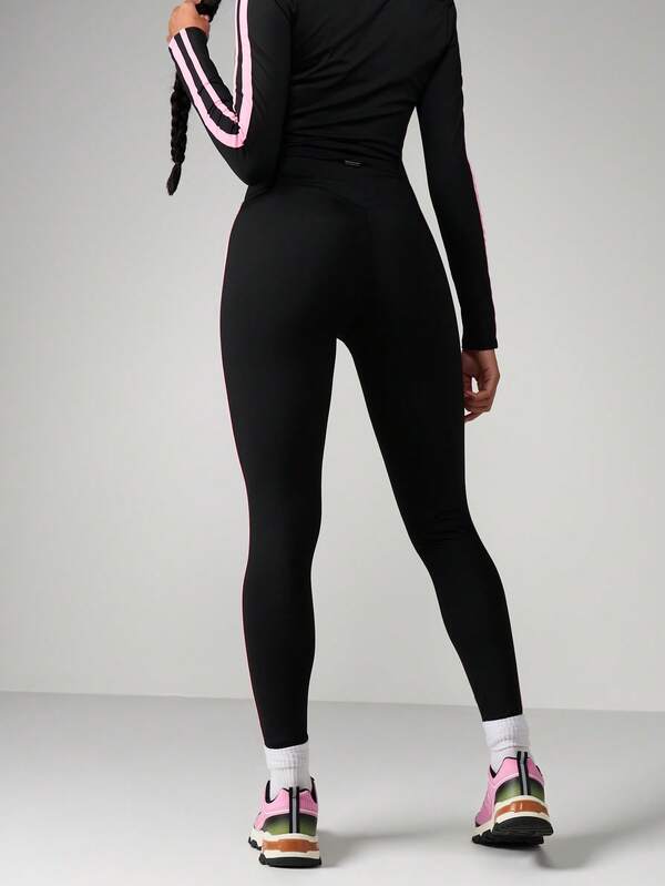 Missguided Missguided X Playboy Leggings With Side Stripe Detail