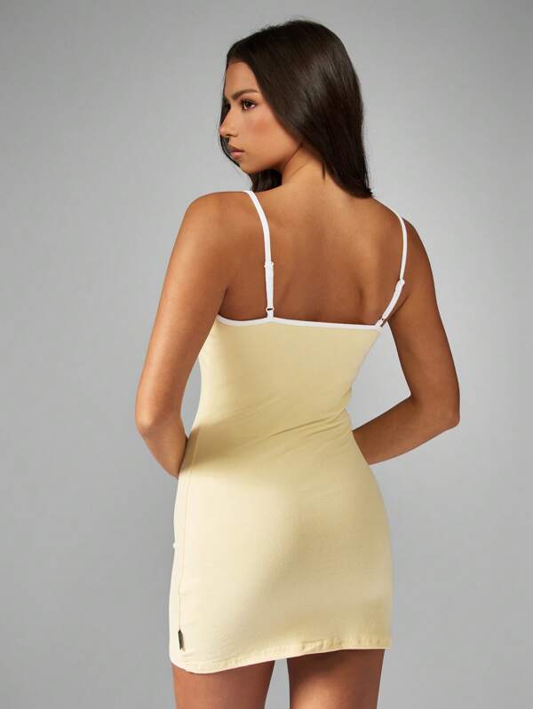 Missguided Missguided X Playboy MISSGUIDED Mini Spaghetti Strap Form Fitting Bodycon Dress