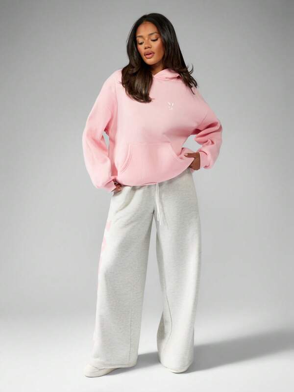 Missguided Missguided X Playboy MISSGUIDED Oversized Classic Streetwear Loungewear Cozy Fleece Sweatshirt