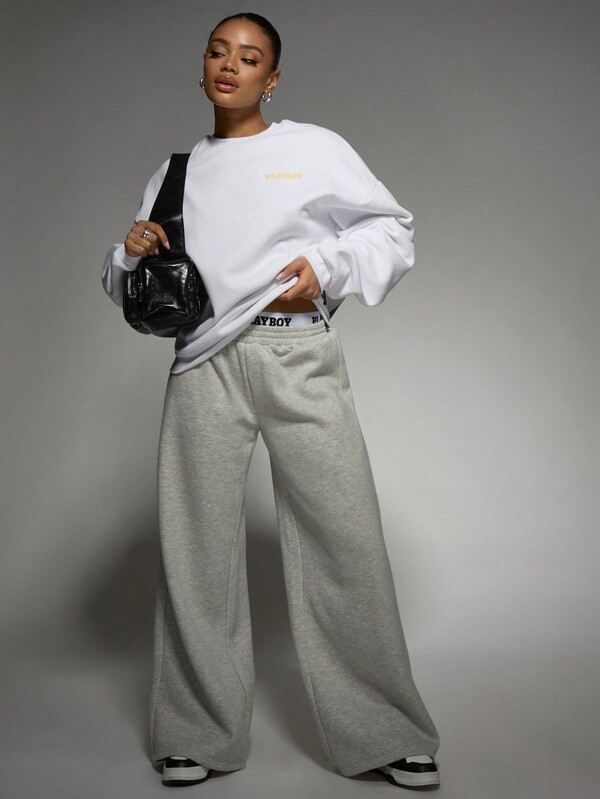 Missguided Missguided X Playboy MISSGUIDED Oversized Vintage Magazine Cover Print Sweatshirt