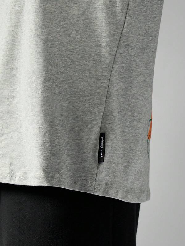 Missguided Missguided X Playboy Oversized Comfy Basic Crew Neck T-Shirt