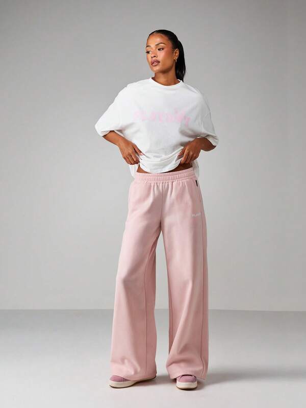 Missguided Missguided X Playboy Oversized Cotton T Shirt With Side Split Design