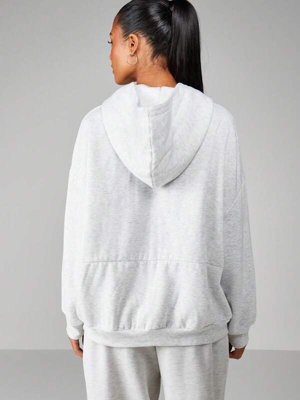 Missguided Missguided X Playboy Oversized Hoodie With Sports Club Print