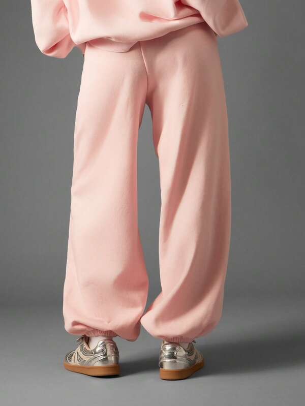 Missguided Missguided X Playboy Oversized Metallic Graphic Cuffed Joggers