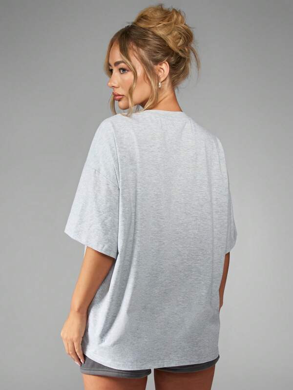 Missguided Missguided X Playboy Oversized Retro Graphic Print T-Shirt