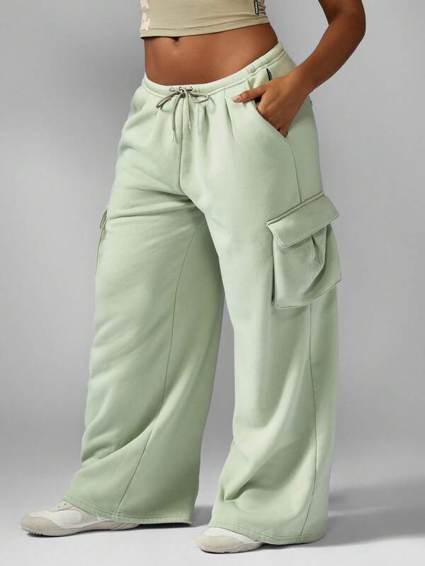 Missguided Missguided X Playboy Oversized Washed Cargo Joggers With Pockets