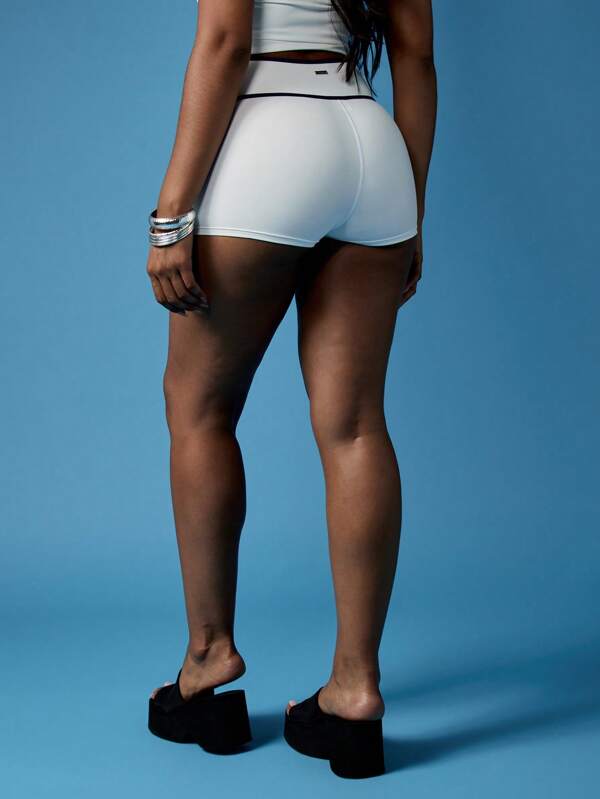 Missguided Missguided X Playboy Performance Tummy Control Shorts