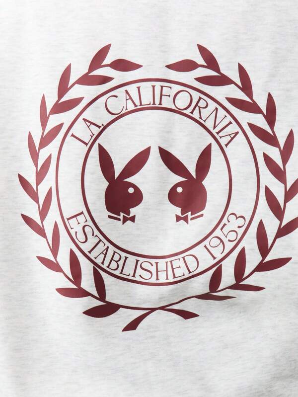 Missguided Missguided X Playboy Sports Club Graphic Sweatshirt