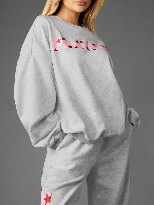 Missguided Missguided X Playboy Straight Leg Star Print Joggers