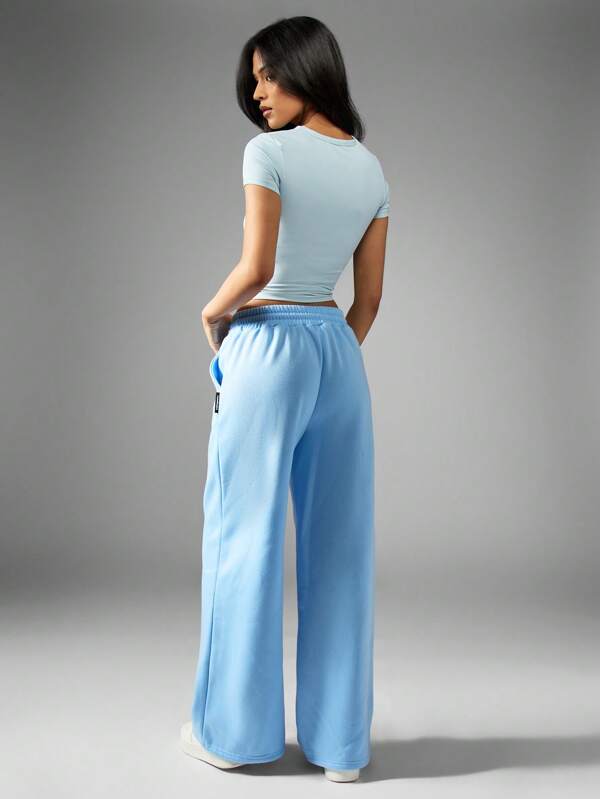 Missguided Missguided X Playboy Ultra Cozy Wide Leg Sweatpants