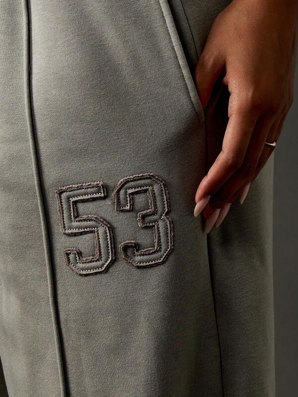 Missguided Missguided X Playboy Wide Leg Joggers With Drawstring Waistband