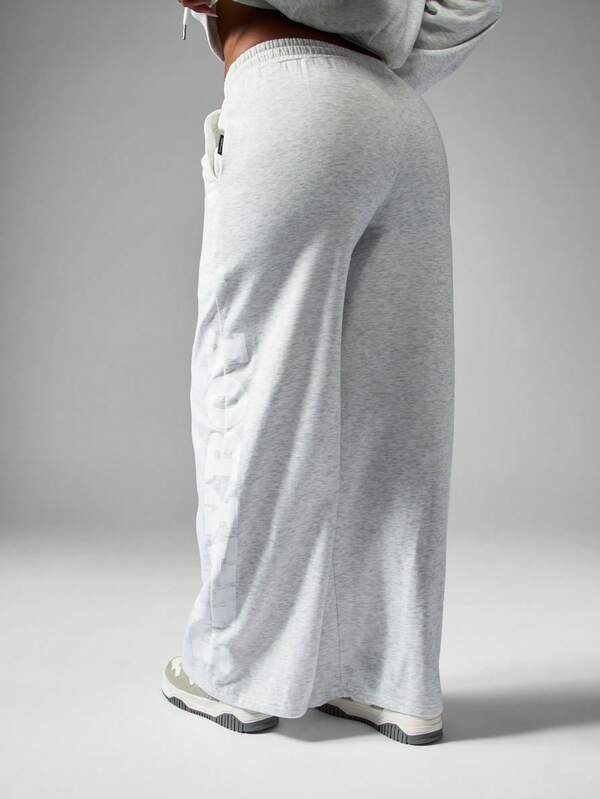 Missguided Missguided X Playboy Wide Leg Joggers With Metal Eyelet Details