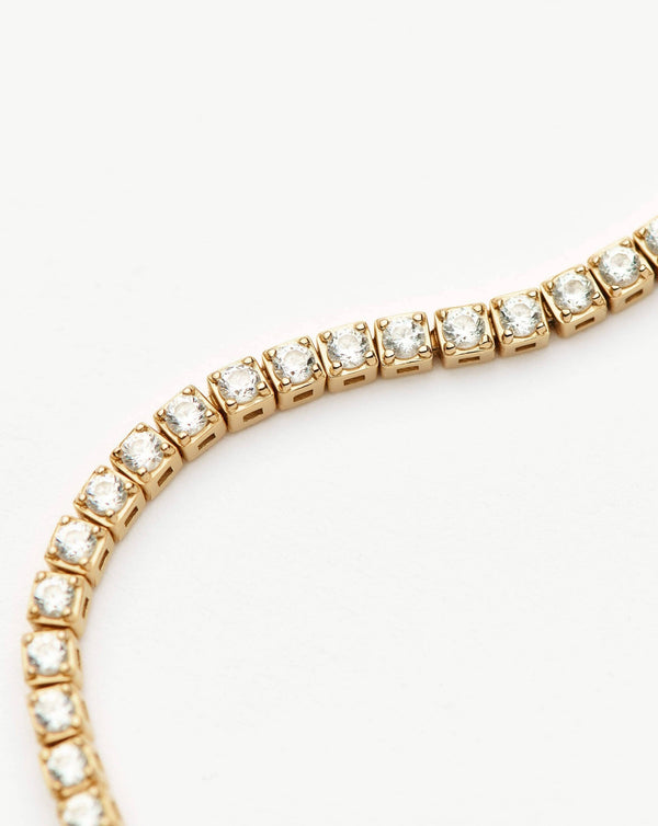 Missoma 14ct Solid Gold Tennis Bracelet | Lab Grown Diamonds