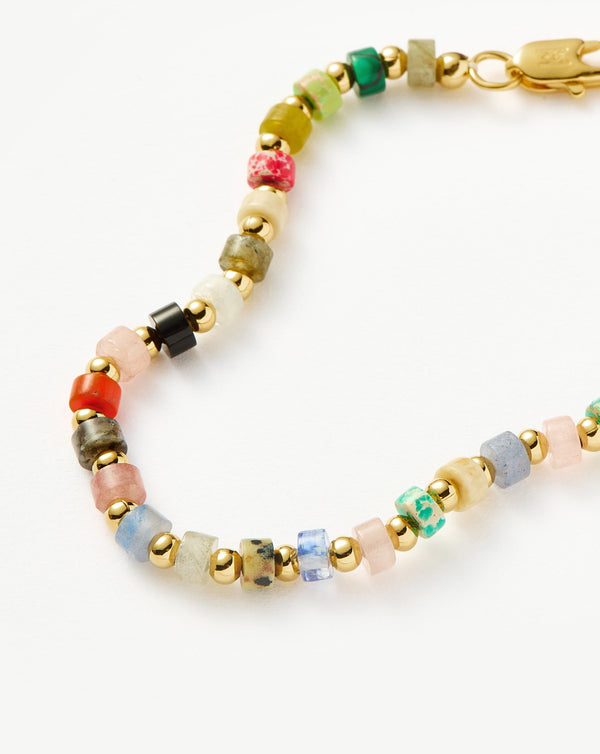 Missoma Beaded Bracelet | 18ct Gold Plated/Multi Beaded