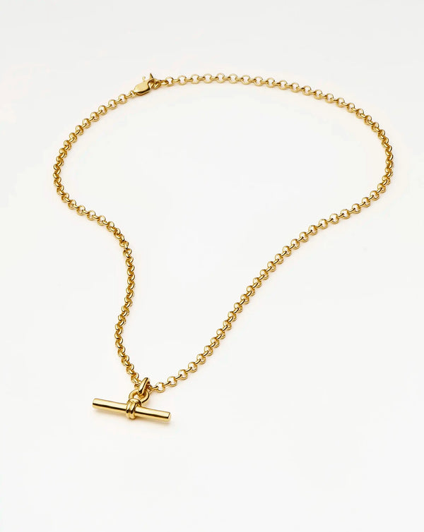 Missoma Chunky T-Bar Chain Necklace | 18ct Gold Plated Necklaces