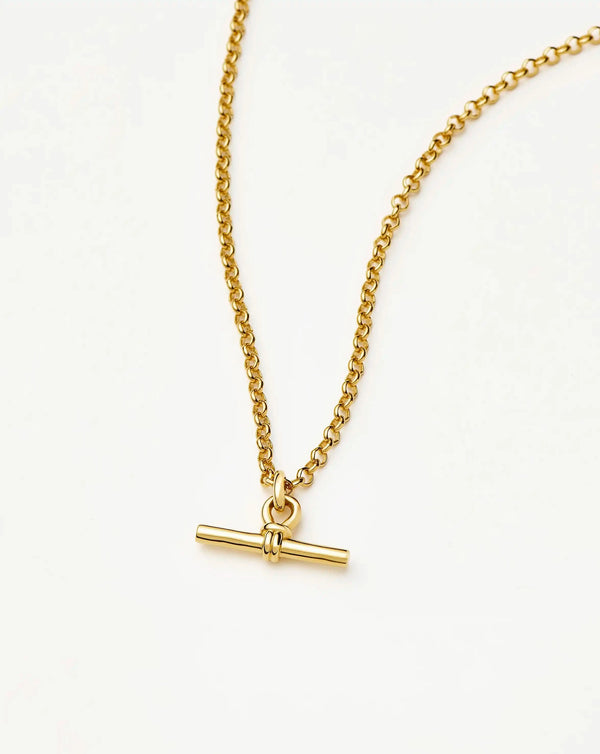 missoma Chunky T-Bar Chain Necklace | 18ct Gold Plated Necklaces