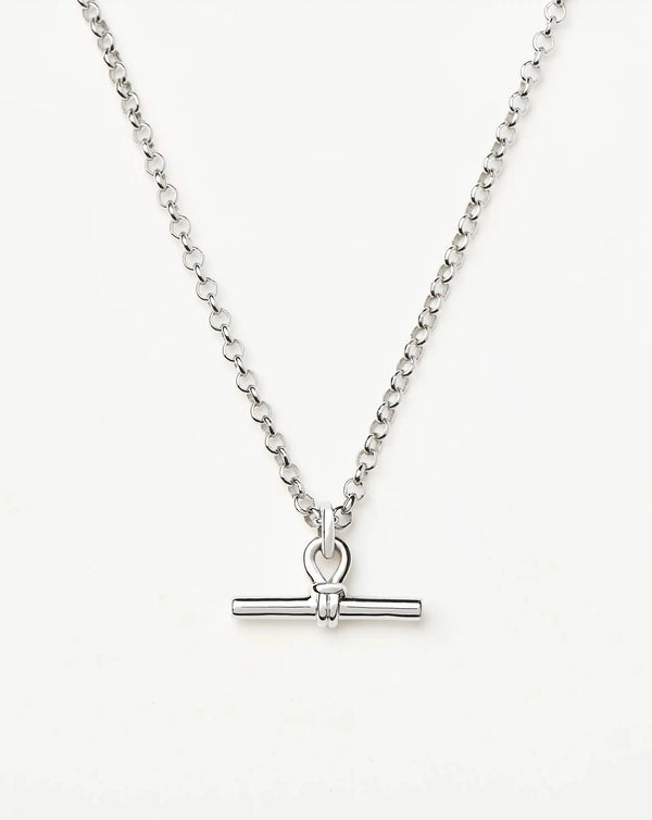 missoma Chunky T-Bar Chain Necklace | Silver Plated Necklaces