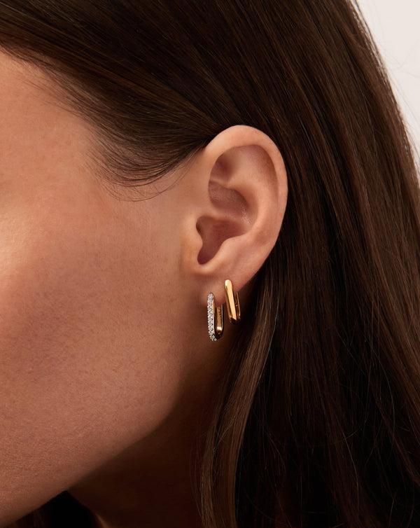 Missoma Classic Ovate Hoop Earrings | 18ct Recycled Gold Vermeil On Recycled Sterling Silver