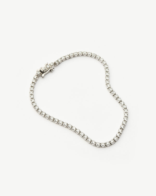 Missoma Classic Tennis Bracelet | Sterling Silver Cubic Zirconia