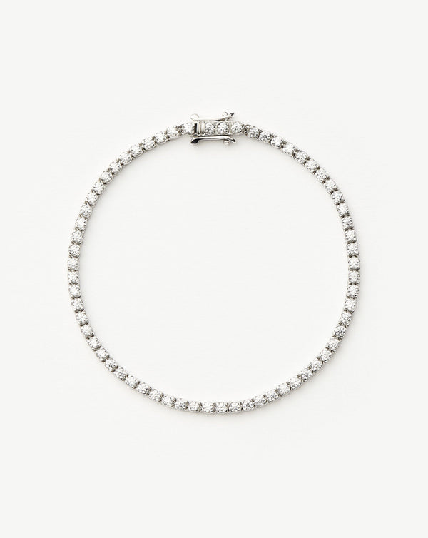 missoma Classic Tennis Bracelet | Sterling Silver Cubic Zirconia