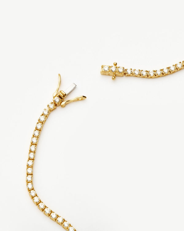 Missoma Classic Tennis Necklace | 18ct Gold Vermeil Cubic Zirconia