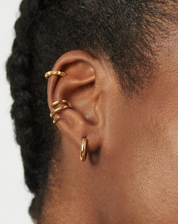 Missoma Classic Tunnel Mini Hoop Earrings | 18ct Gold Plated