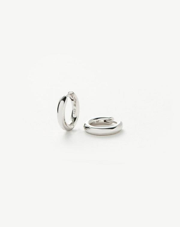 missoma Classic Tunnel Mini Hoop Earrings | Sterling Silver