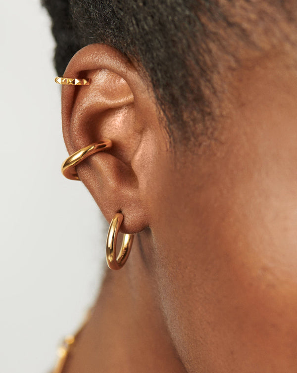 Missoma Classic Tunnel Small Hoop Earrings | 18ct Gold Plated