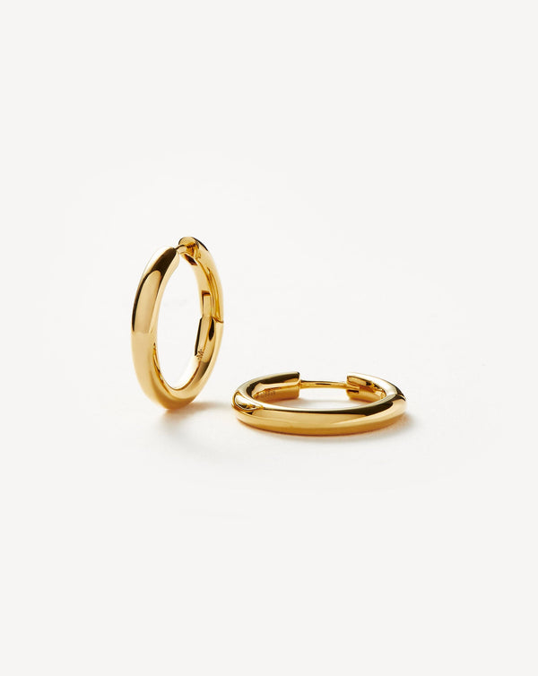 missoma Classic Tunnel Small Hoop Earrings | 18ct Gold Plated