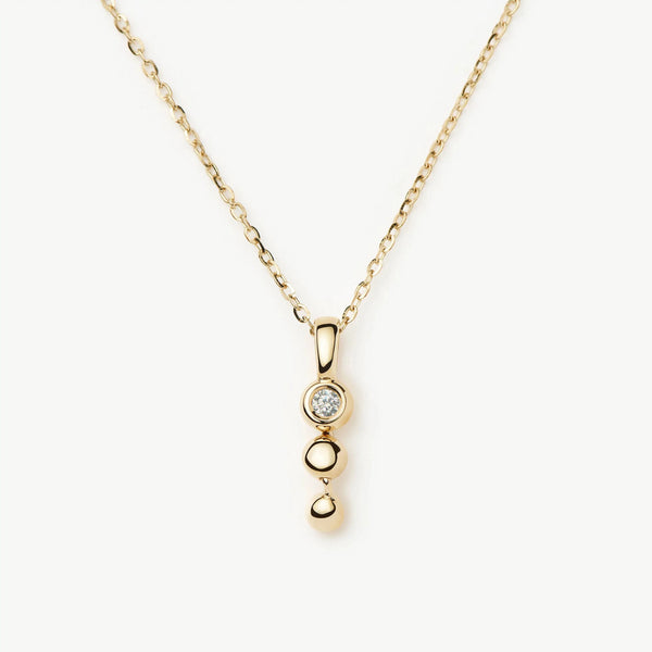 missoma Fine Diamond Trio Necklace | 14ct Yellow Gold Necklaces