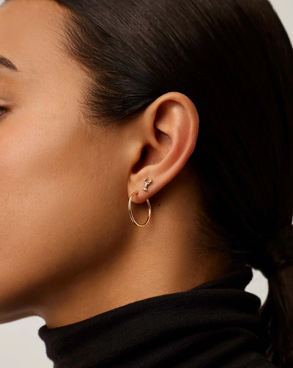 Missoma Fine Lobster Single Stud Earring | 14ct Solid Gold