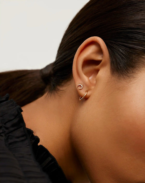 Missoma Fine Lucy Williams Horn Single Stud Earring UK