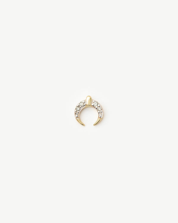 missoma Fine Lucy Williams Horn Single Stud Earring UK