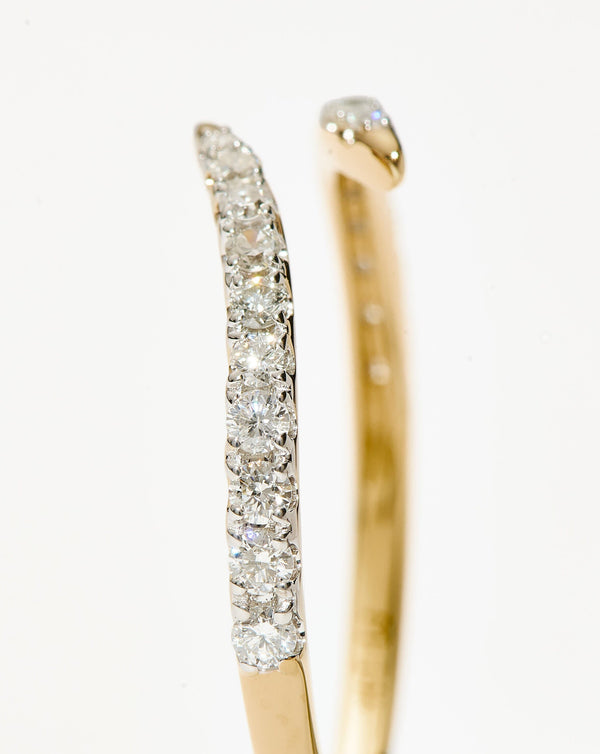 Missoma Fine Open Claw Ring | 14ct Solid Gold/Diamond