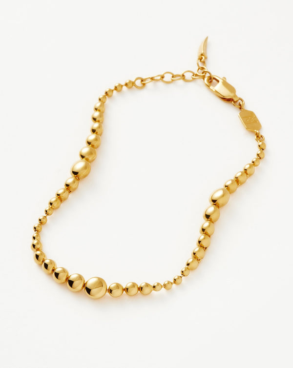 Missoma Graduated Beaded Bracelet | 18ct Gold Vermeil