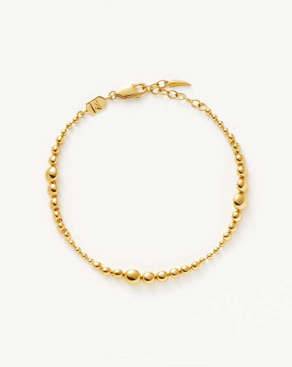 missoma Graduated Beaded Bracelet | 18ct Gold Vermeil