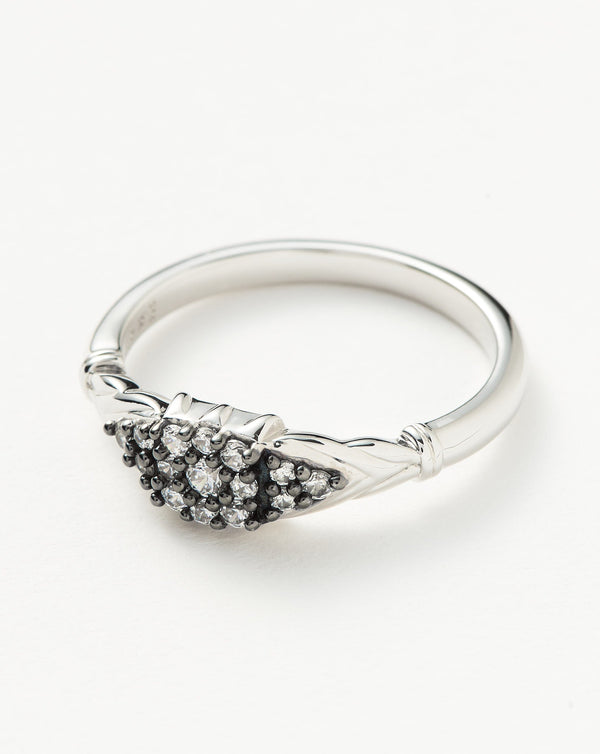 Missoma Harris Reed Gilded Pave Ring | Sterling Silver/Cubic Zirconia