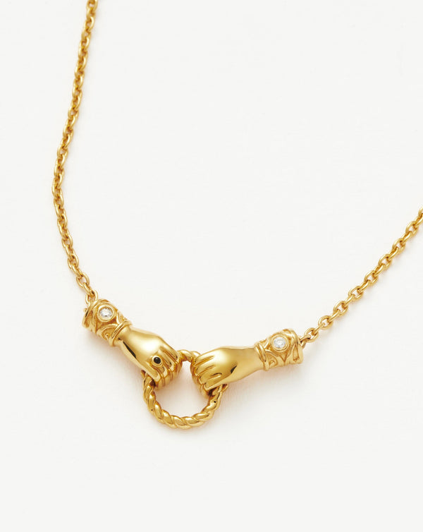 Missoma Harris Reed In Good Hands Slider Bracelet | 18ct Gold Plated/Cubic Zirconia