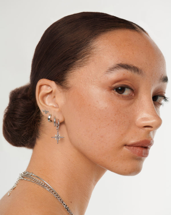 Missoma Harris Reed Serpent Single Stud Earring | Sterling Silver