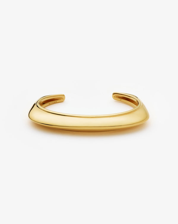 missoma Hera Dome Statement Cuff Bracelet | 18ct Gold Plated