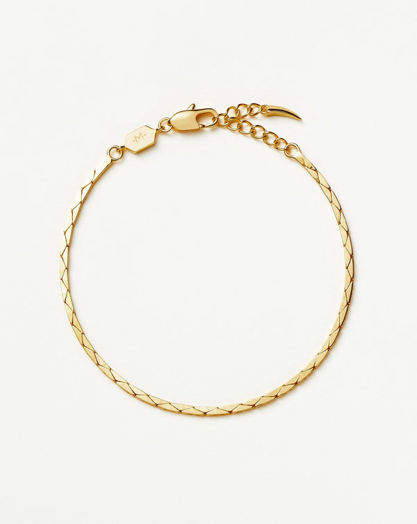 missoma Lucy Williams Cobra Snake Chain Bracelet | 18ct Gold Plated